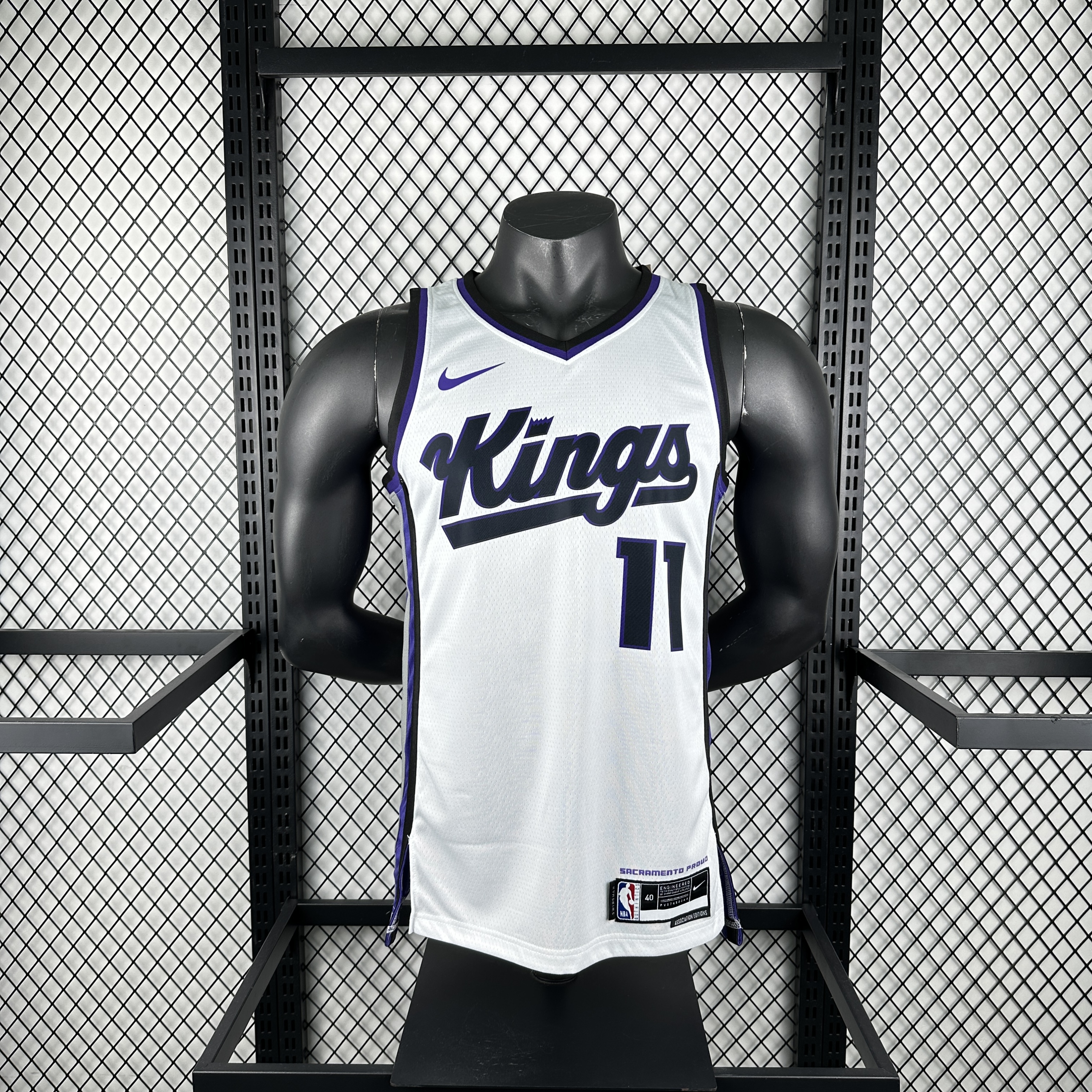 Men Sacramento Kings #11 Sabonis white NBA 2023 24 Season Jerseys->sacramento kings->NBA Jersey